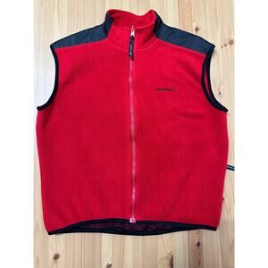 Vintage Performance Mens Fleece Cycling Vest Large